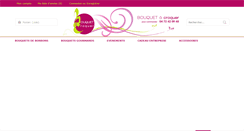 Desktop Screenshot of bouquetacroquer.fr